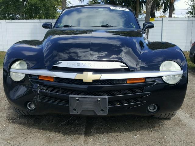 1GCES14H15B114509 - 2005 CHEVROLET SSR BLACK photo 7