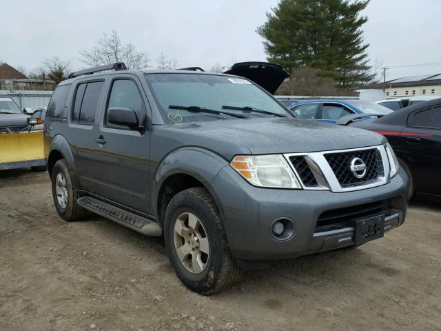 5N1AR18B58C638630 - 2008 NISSAN PATHFINDER GRAY photo 1