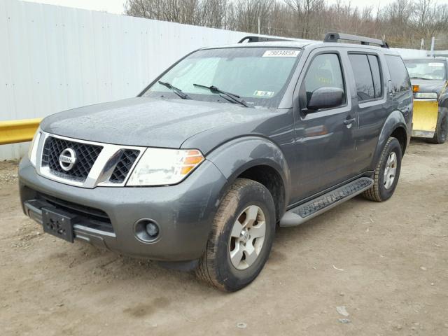 5N1AR18B58C638630 - 2008 NISSAN PATHFINDER GRAY photo 2