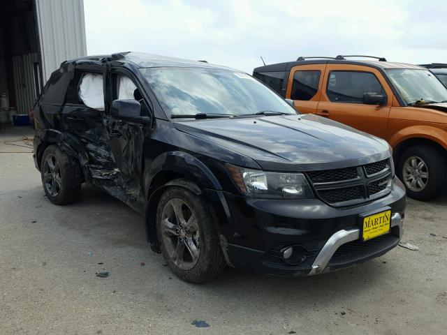 3C4PDCGG3FT639296 - 2015 DODGE JOURNEY CR BLACK photo 1