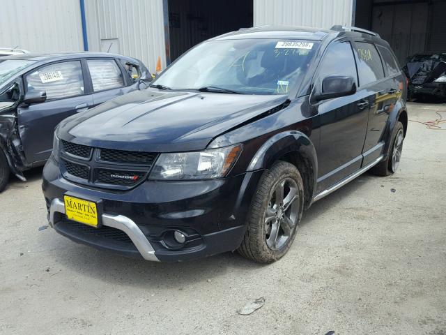 3C4PDCGG3FT639296 - 2015 DODGE JOURNEY CR BLACK photo 2