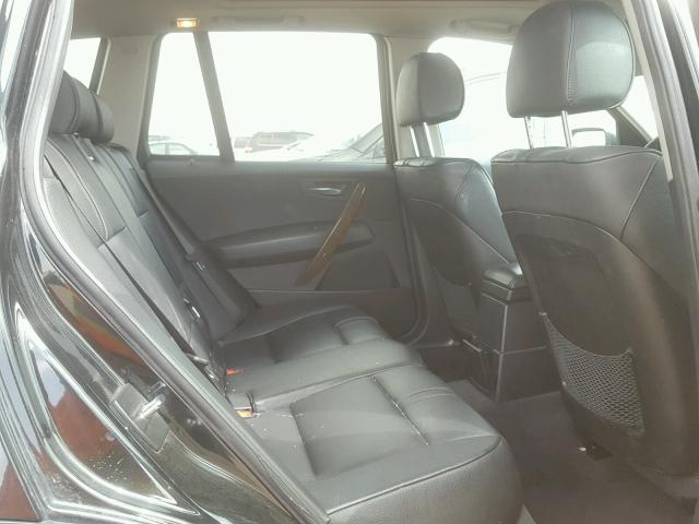 WBXPA93446WD26085 - 2006 BMW X3 3.0I BLACK photo 6