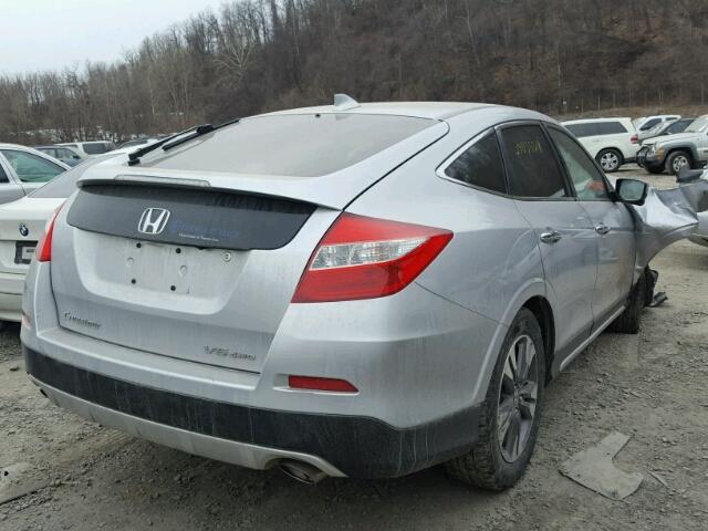 5J6TF2H55DL006267 - 2013 HONDA CROSSTOUR SILVER photo 4