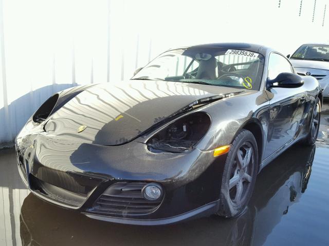 WP0AA2A81AU760482 - 2010 PORSCHE CAYMAN BLACK photo 2