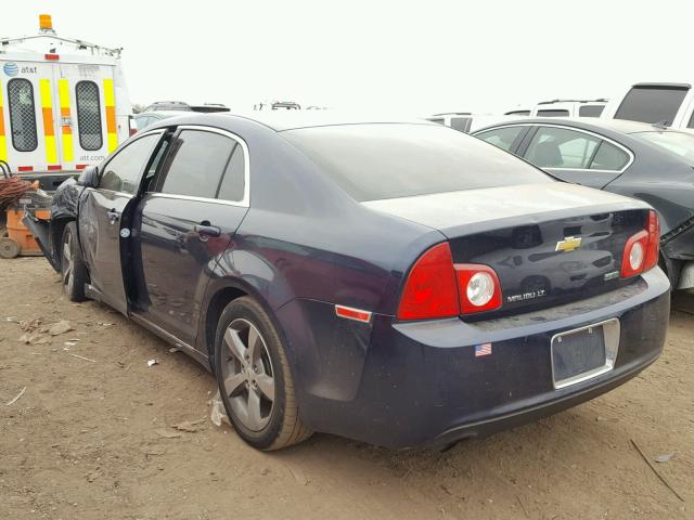 1G1ZC5EU7BF358535 - 2011 CHEVROLET MALIBU 1LT 蓝色 照片 3