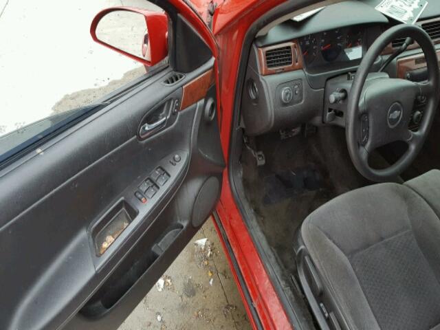 2G1WB58N389111931 - 2008 CHEVROLET IMPALA LS RED photo 9