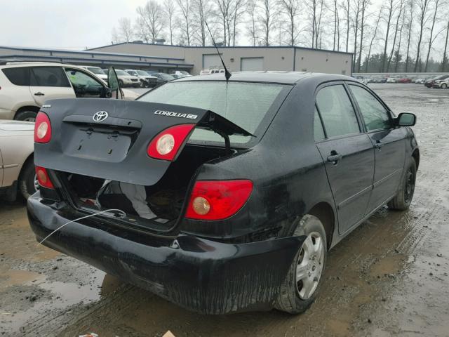 JTDBR32E560074581 - 2006 TOYOTA COROLLA CE BLACK photo 4