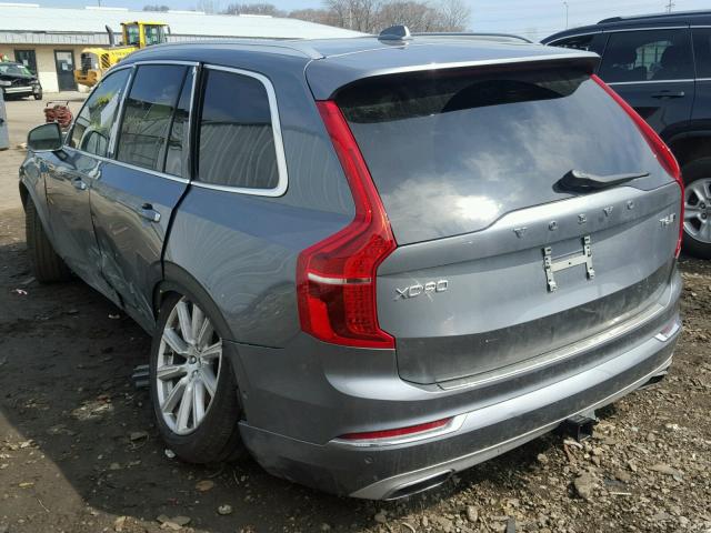 YV4A22PL1J1210917 - 2018 VOLVO XC90 T6 GRAY photo 3