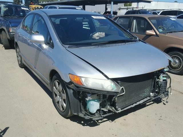 JHMFA16557S002288 - 2007 HONDA CIVIC LX SILVER photo 1