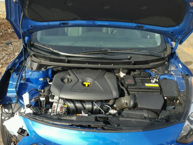 KMHD35LH8HU354159 - 2017 HYUNDAI ELANTRA GT BLUE photo 7