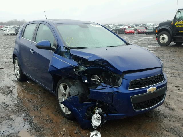 1G1JE6SB2C4186797 - 2012 CHEVROLET SONIC LTZ BLUE photo 1