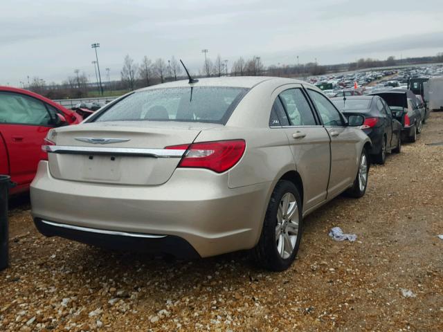 1C3CCBAB7DN704810 - 2013 CHRYSLER 200 LX GOLD photo 4