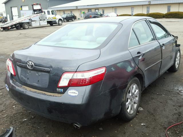 4T1BB46K78U043883 - 2008 TOYOTA CAMRY HYBR GRAY photo 4