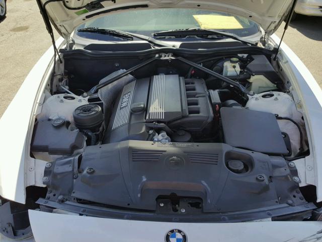 4USBT33403LS46348 - 2003 BMW Z4 2.5 WHITE photo 7