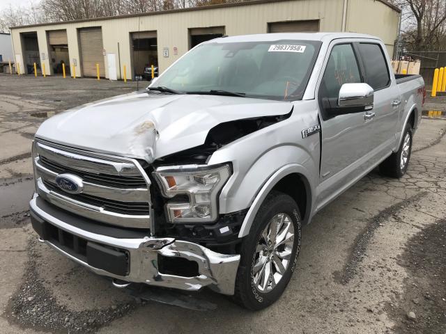 1FTEW1EG6GFB27388 - 2016 FORD F150 SUPER SILVER photo 2