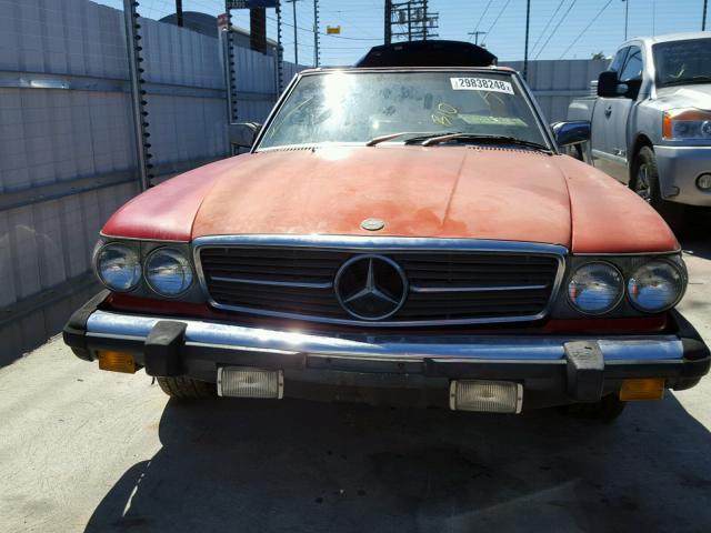 10704412031941 - 1976 MERCEDES-BENZ 450 SL RED photo 9