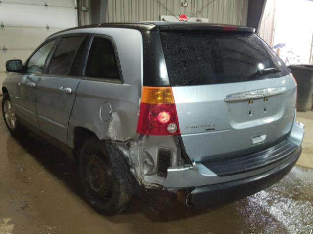 2A8GF68426R684273 - 2006 CHRYSLER PACIFICA T BLUE photo 3