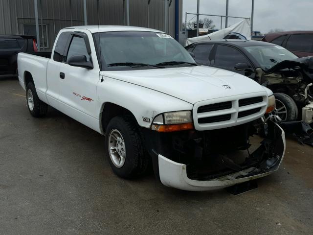 1B7GL23Y3VS202541 - 1997 DODGE DAKOTA WHITE photo 1