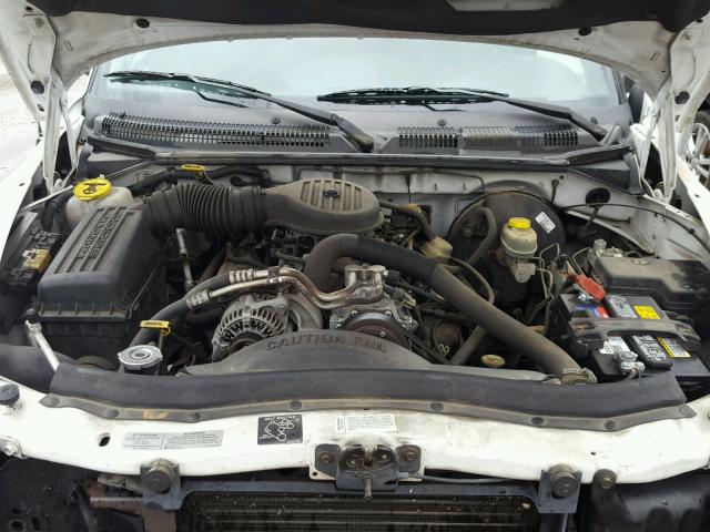 1B7GL23Y3VS202541 - 1997 DODGE DAKOTA WHITE photo 7