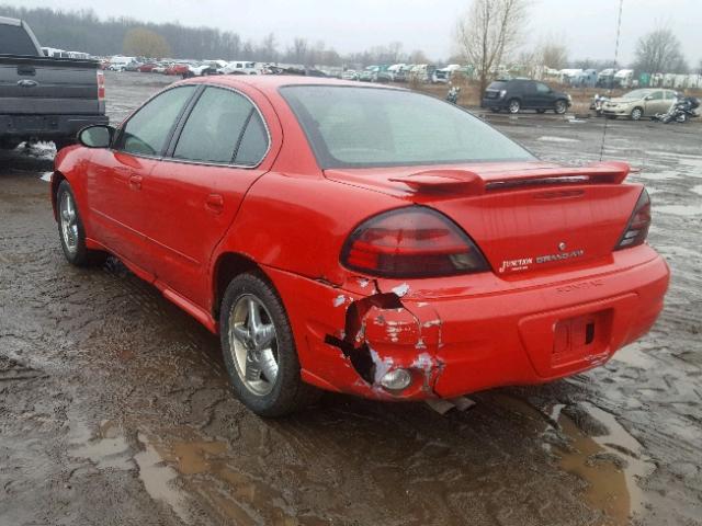 1G2NF52E63C155895 - 2003 PONTIAC GRAND AM S RED photo 3