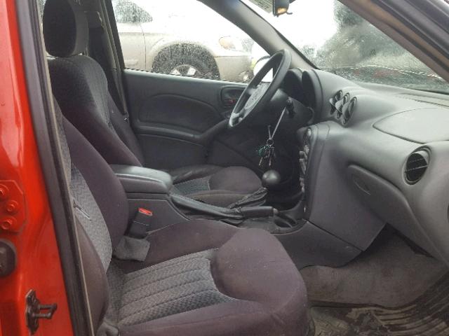 1G2NF52E63C155895 - 2003 PONTIAC GRAND AM S RED photo 5