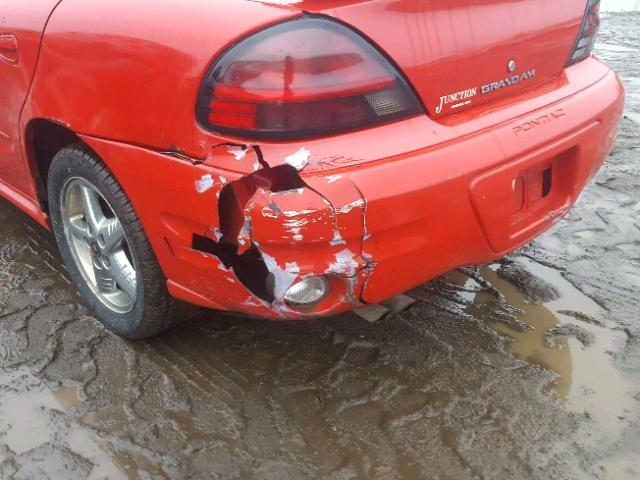 1G2NF52E63C155895 - 2003 PONTIAC GRAND AM S RED photo 9