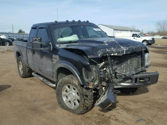 1FTSX21R28EA65069 - 2008 FORD F250 SUPER BLACK photo 1