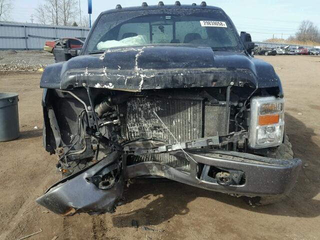 1FTSX21R28EA65069 - 2008 FORD F250 SUPER BLACK photo 9