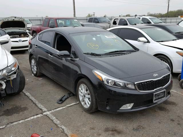 3KPFL4A77HE034220 - 2017 KIA FORTE LX BLACK photo 1