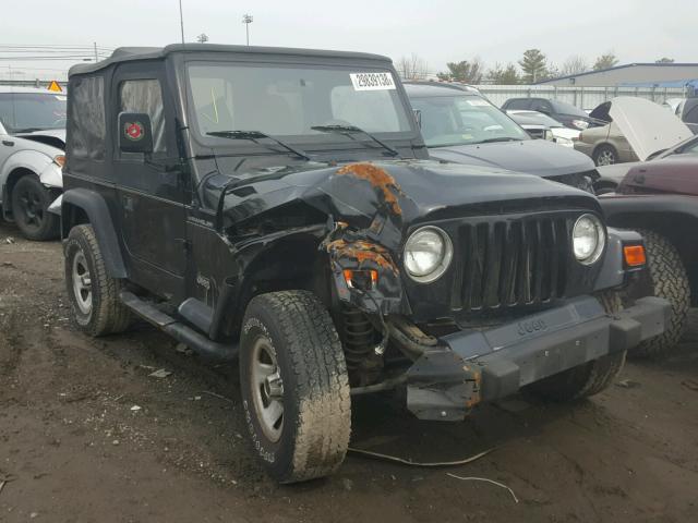 1J4FY29P9WP700169 - 1998 JEEP WRANGLER / BLACK photo 1