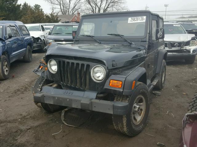 1J4FY29P9WP700169 - 1998 JEEP WRANGLER / BLACK photo 2