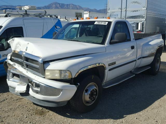 3B7MC36D1WM223853 - 1998 DODGE RAM 3500 WHITE photo 2