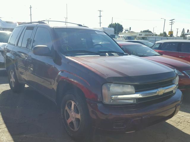 1GNDT13S862272702 - 2006 CHEVROLET TRAILBLAZE BURGUNDY photo 1