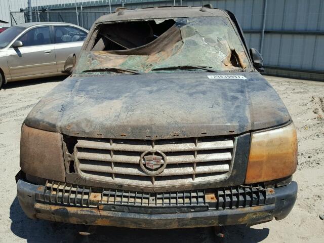 1GYEC63N25R233365 - 2005 CADILLAC ESCALADE BLACK photo 7