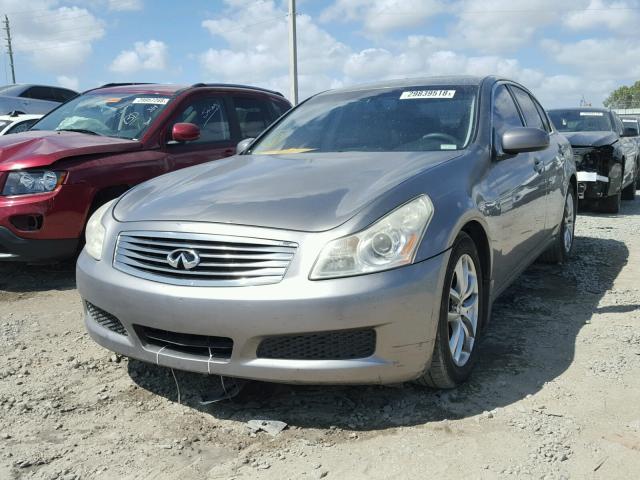 JNKBV61E57M719513 - 2007 INFINITI G35 BEIGE photo 2