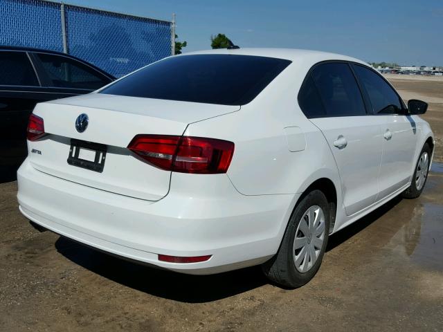 3VW2K7AJ4FM414078 - 2015 VOLKSWAGEN JETTA BASE 白色 照片 4