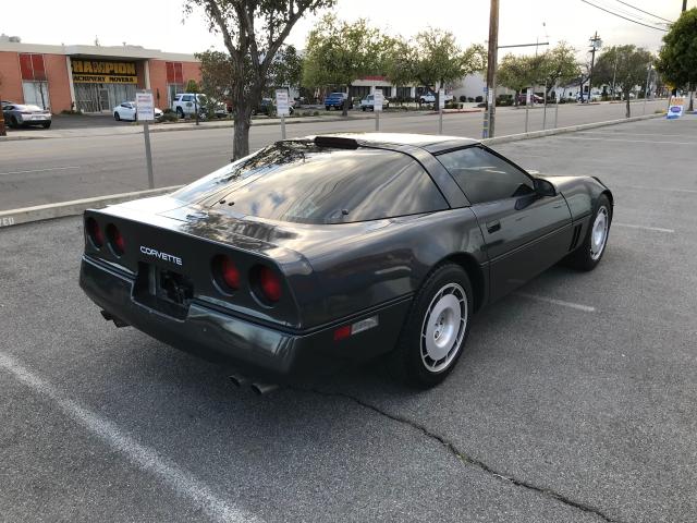 1G1YY0784G5111020 - 1986 CHEVROLET CORVETTE CHARCOAL photo 4