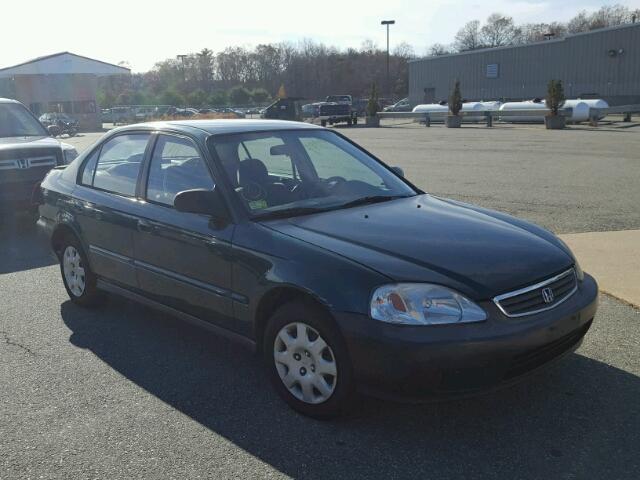 2HGEJ6611YH582494 - 2000 HONDA CIVIC BASE GREEN photo 1