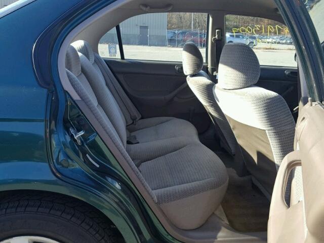 2HGEJ6611YH582494 - 2000 HONDA CIVIC BASE GREEN photo 6