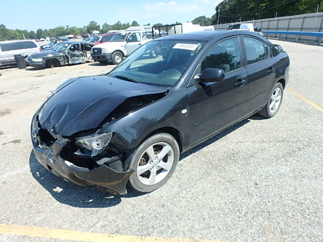 JM1BK12F861509007 - 2006 MAZDA MAZDA3I BLACK photo 2