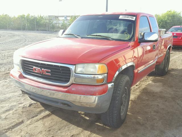 1GTEK19TXXE506015 - 1999 GMC NEW SIERRA RED photo 2