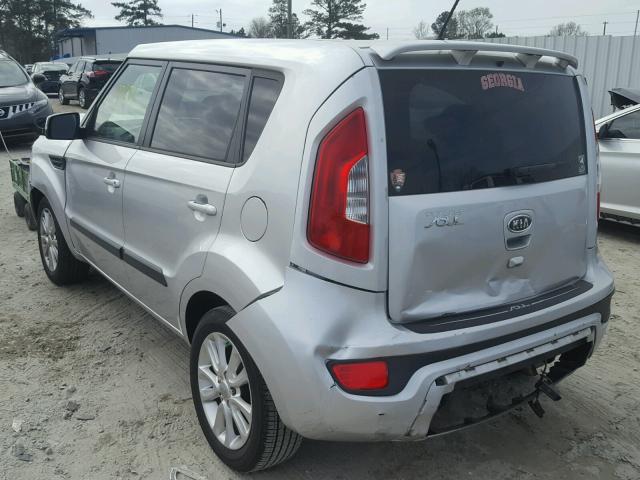 KNDJT2A60C7432948 - 2012 KIA SOUL + SILVER photo 3