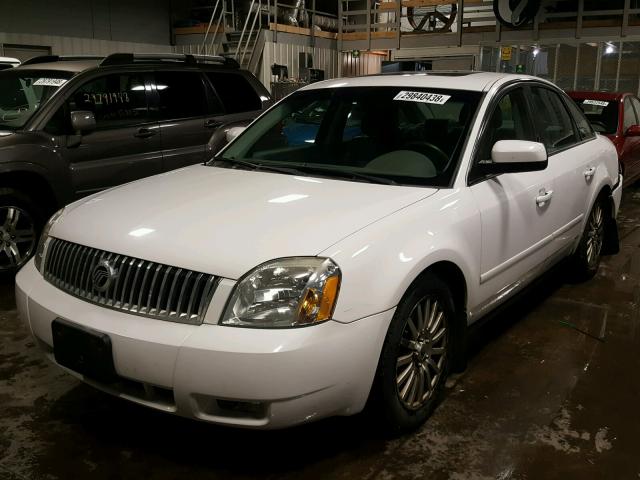 1MEHM42115G626657 - 2005 MERCURY MONTEGO PR WHITE photo 2