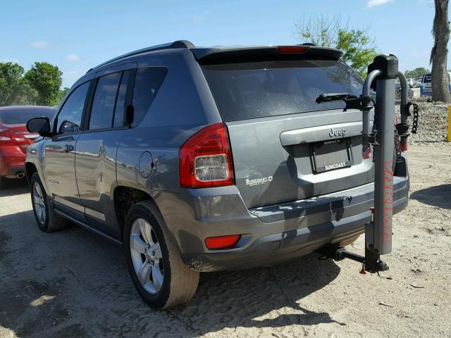 1C4NJCBB6CD503709 - 2012 JEEP COMPASS SP GRAY photo 3