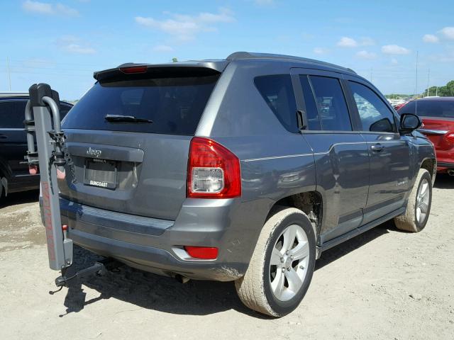 1C4NJCBB6CD503709 - 2012 JEEP COMPASS SP GRAY photo 4