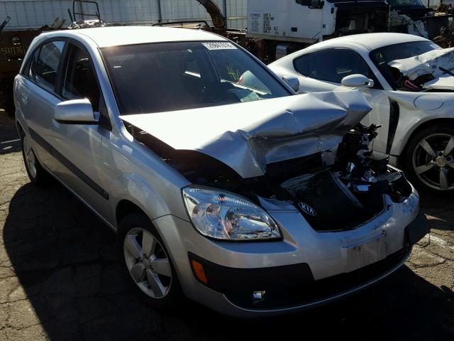 KNADE163976207226 - 2007 KIA RIO 5 SX SILVER photo 1