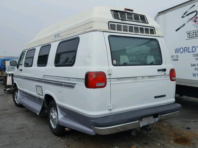 2B6KB31Y4TK122215 - 1996 DODGE RAM VAN B3 WHITE photo 3