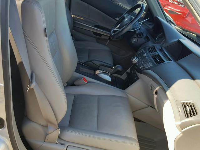 1HGCP26848A015982 - 2008 HONDA ACCORD EXL SILVER photo 5