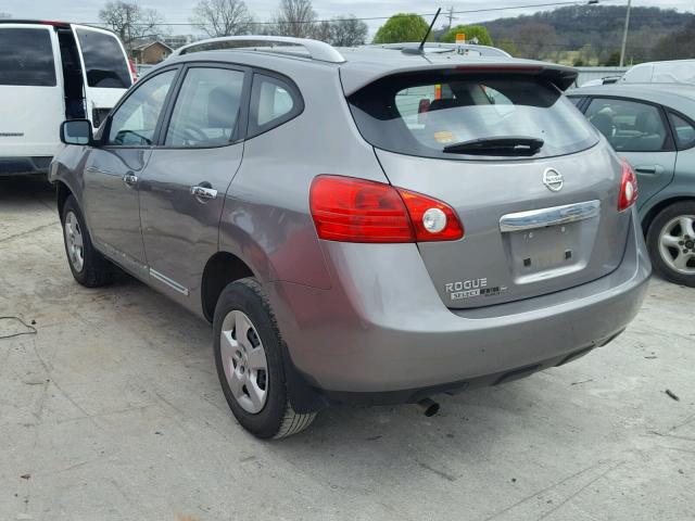 JN8AS5MT5EW610159 - 2014 NISSAN ROGUE SELE GRAY photo 3