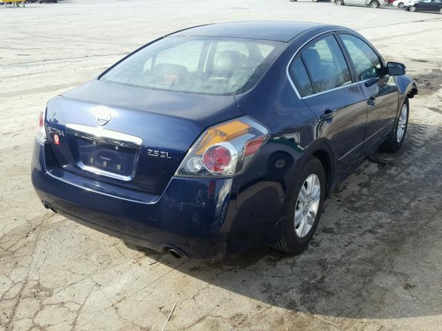 1N4AL2APXAC183125 - 2010 NISSAN ALTIMA BAS BLUE photo 4